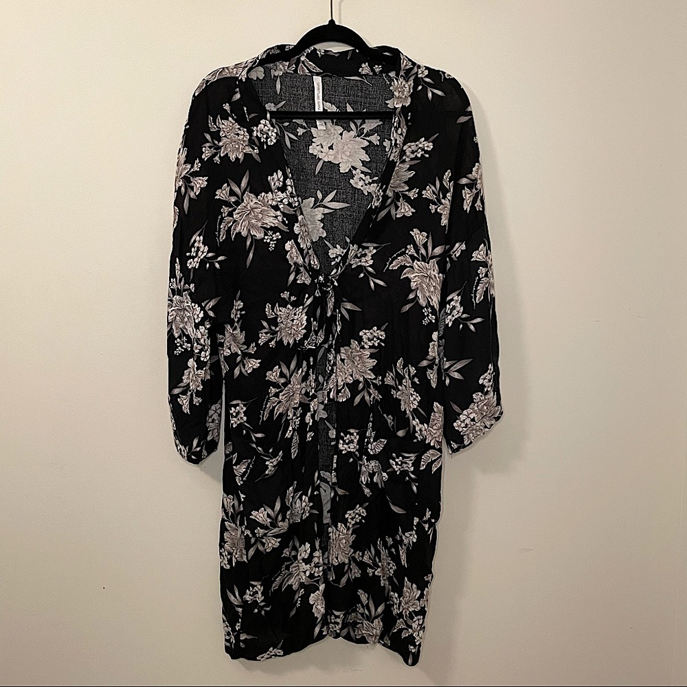 Spiritual Gangster one size floral kimono robe